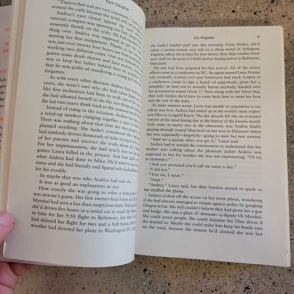 Girl, Forgotten by Karin Slaughter Paperback Thriller Book - GUC - Picture 7 of 7